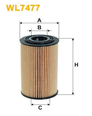 Filtro de aceite motor Jeep Wrangler  (JL)