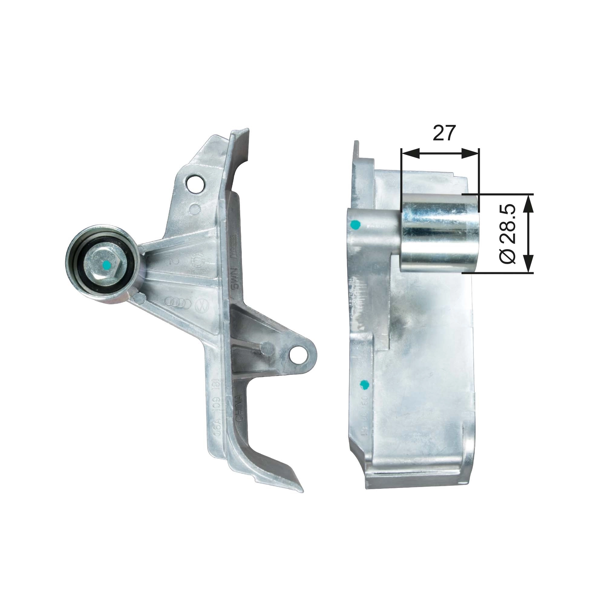 Rodillo intermedio de correa dentada Seat Exeo (3R5)