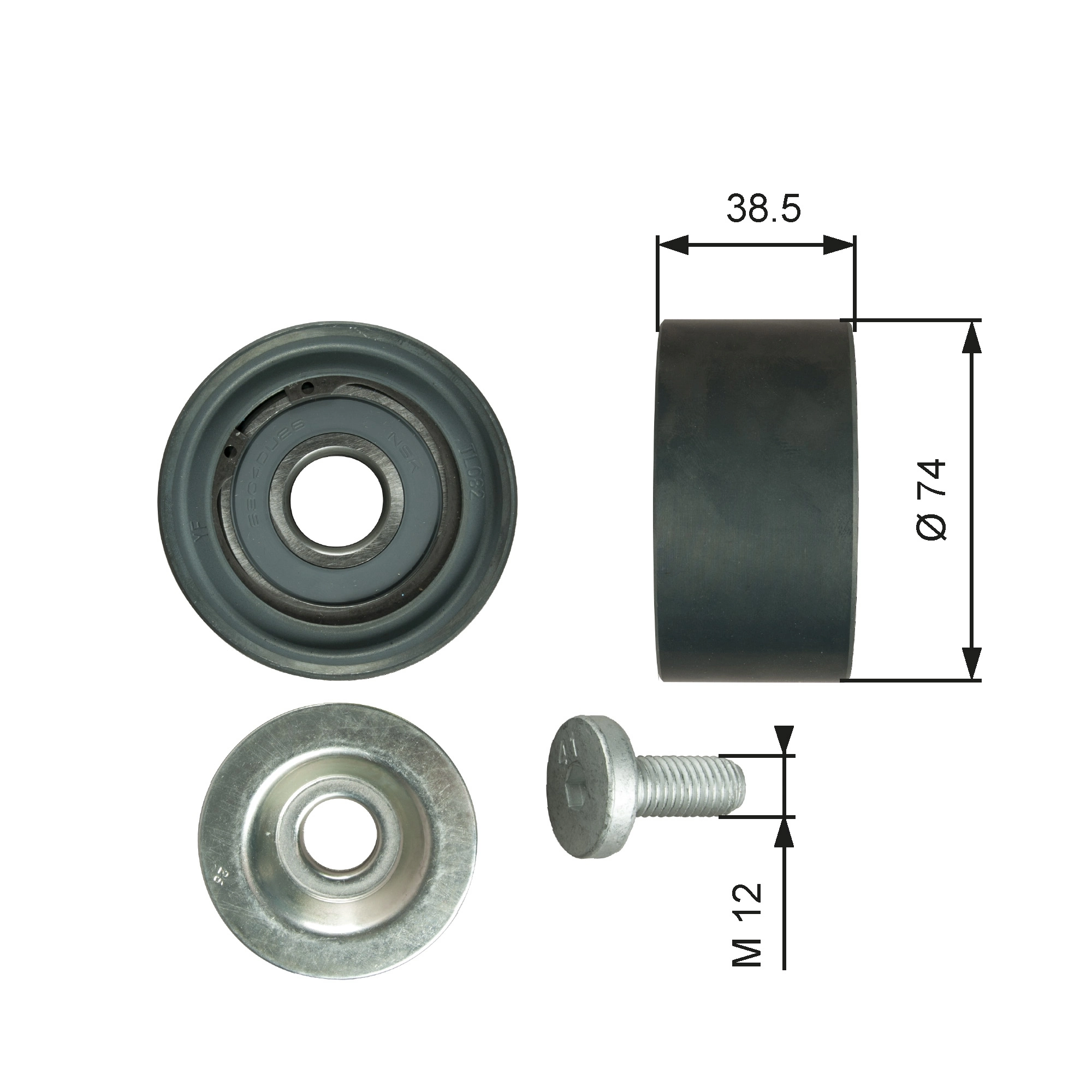 Rodillo guia TRUCK FH12  camiones tractores (1993-2005) original desde 27,21 €