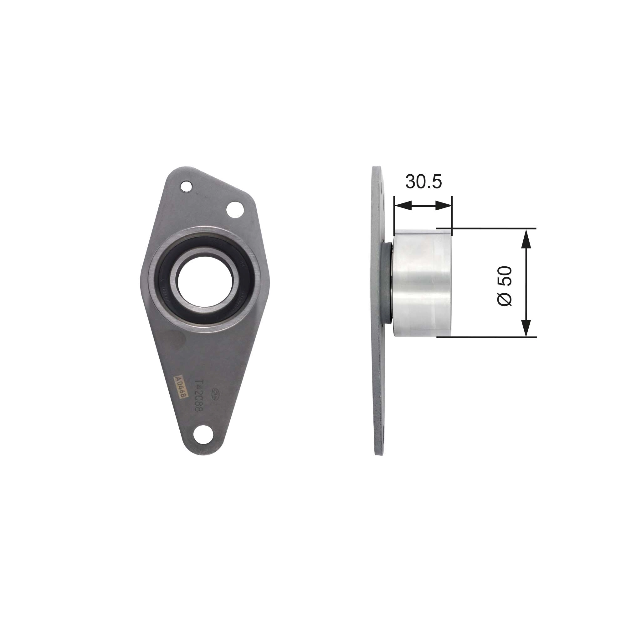 Polea tensora intermedio de correa dentada para Renault 21  K48