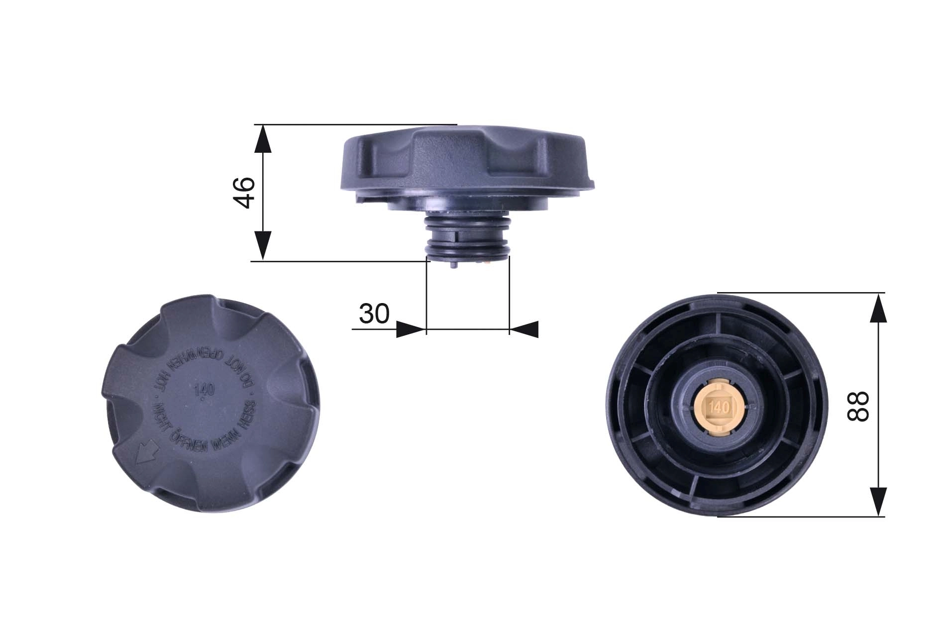 Tapon liquido refrigerante BMW 3 coupé (E92) (2005 - 2013) precio, desde 6,08 EUR