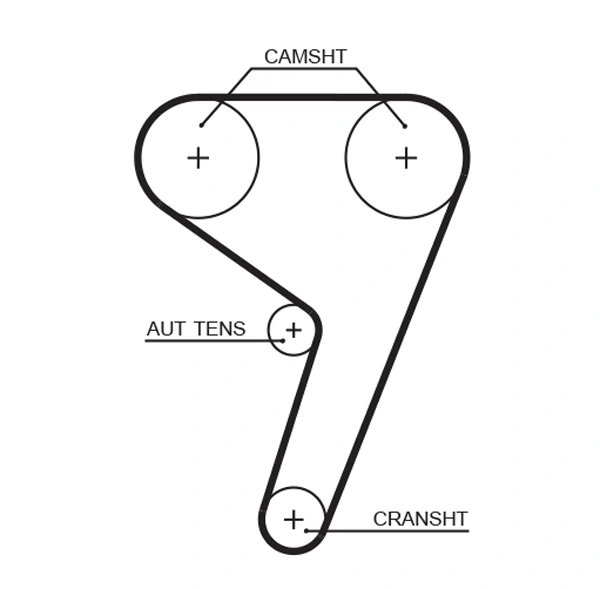 Correa dentada para Ford Fiesta Mk4 JAS, JBS