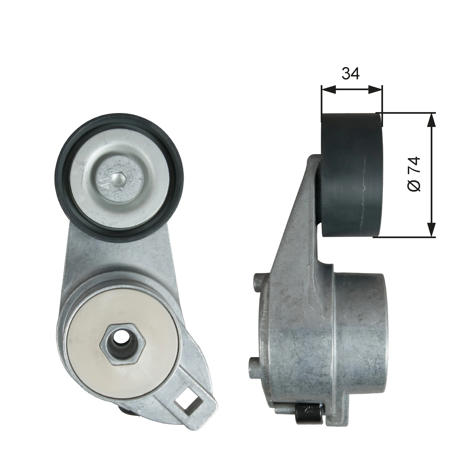 Tensor de correa poli V 8149879 Volvo