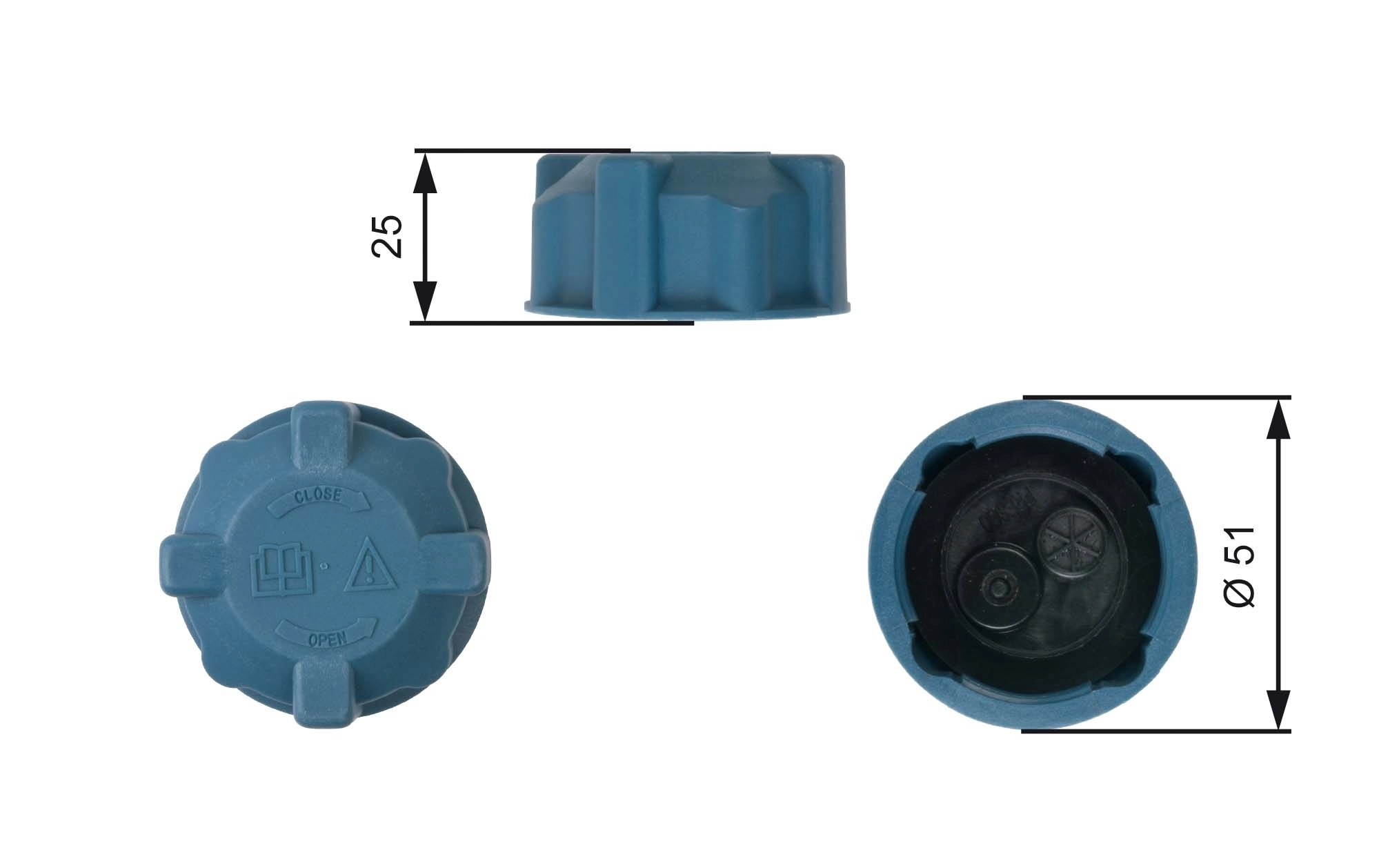 Tapon liquido refrigerante Alfa Romeo 147 hatchback (937) (2001 - 2010) precio, desde 2,44 EUR