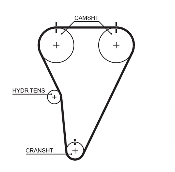 T215RB Gates Correa dentada
