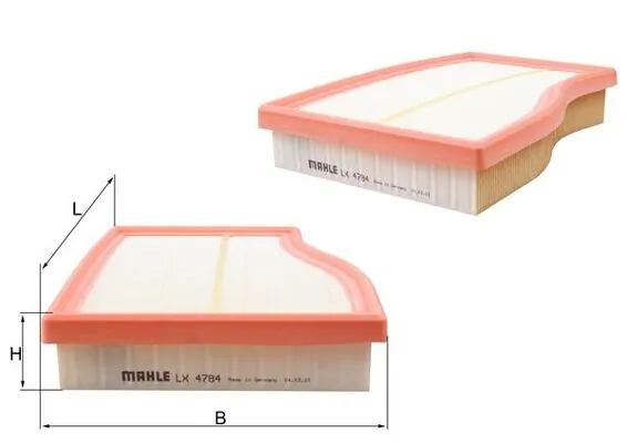 LX4784 Mahle Original Filtro de aire de motor