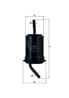 Filtro combustible Mazda 323 BG