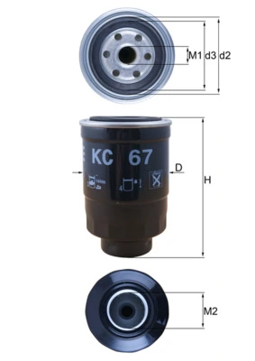 Filtro de combustible Nissan Sunny I (B11)