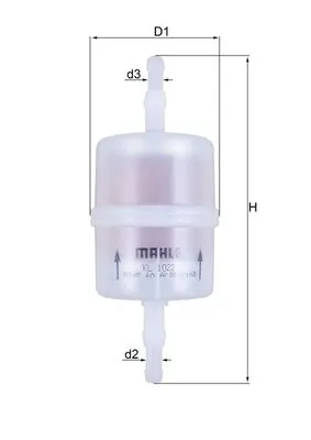 KL1022 Mahle Original Filtro de gasolina