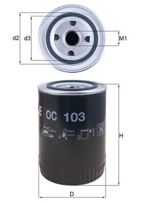 OC103 Mahle Original
