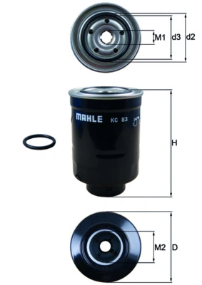 Filtro combustible Toyota Carina 2 T17