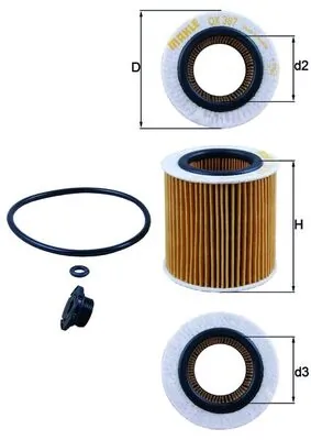 OX387D1 Mahle Original