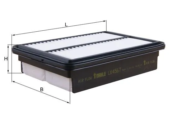 LX4567 Mahle Original Filtro de aire de motor