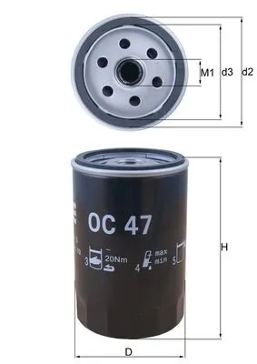 OC47 Mahle Original