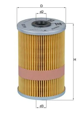 Filtro de aceite MAHLE OX99