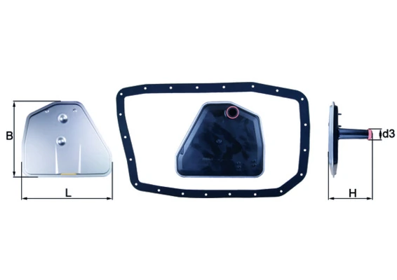 HX162D Mahle Original Filtro hidráulico transmisión automática