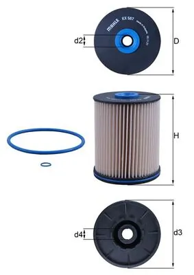 KX567D Mahle Original