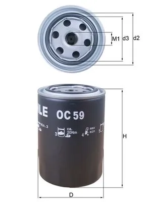 OC59 Mahle Original