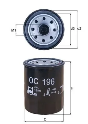 OC196 Mahle Original