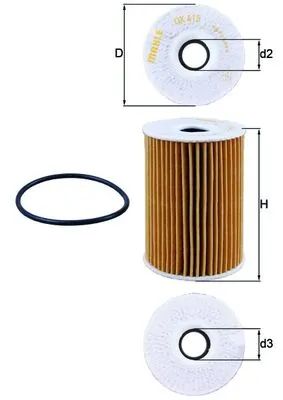 OX415D Mahle Original
