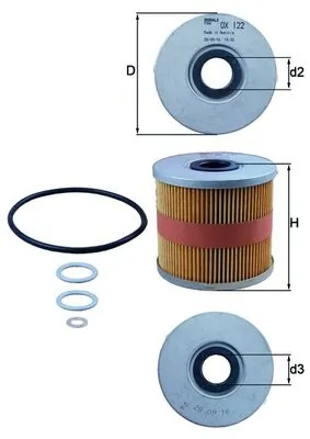 OX122D Mahle Original