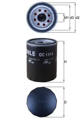 OC1414 Mahle Original