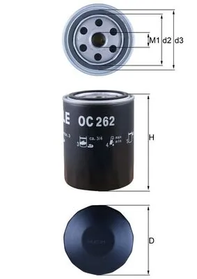 OC262 Mahle Original