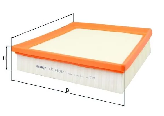 LX43351 Mahle Original Filtro de aire de motor