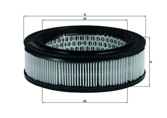 Filtro de aire de motor para Ford Fiesta Mk1 GBFT