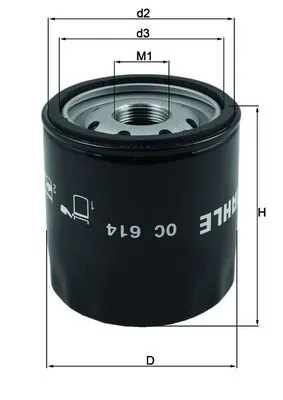 OC614 Mahle Original