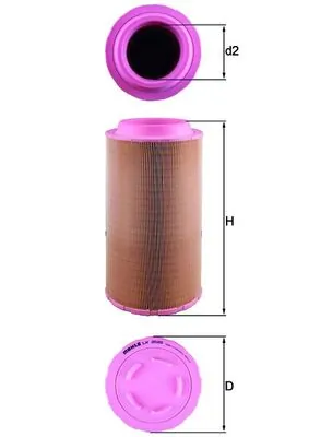 Filtro de aire 5821147 Bomag