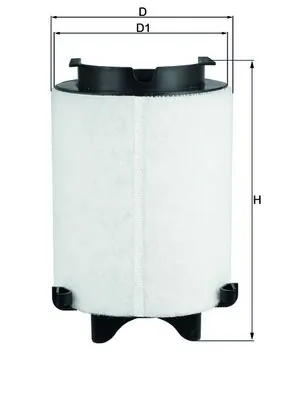 LX15661 Mahle Original Filtro de aire de motor