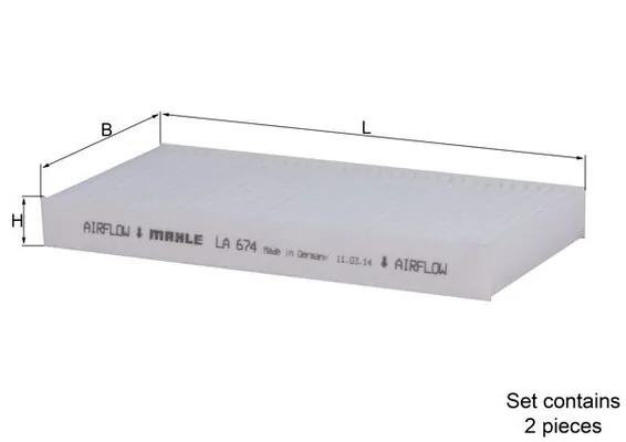 LA674S Mahle Original