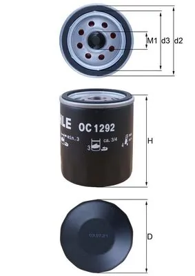 OC1292 Mahle Original