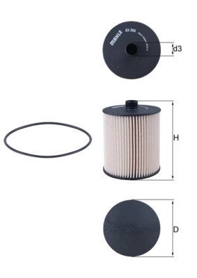 KX335D Mahle Original