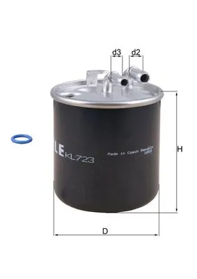KL723D Mahle Original Filtro de gasolina
