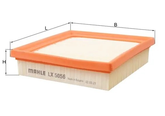 LX5056 Mahle Original Filtro de aire de motor