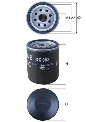 Filtro de aceite motor Panda I hatchback (1982-2003) original desde 6,26 €