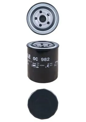 OC982 Mahle Original Filtro aceite