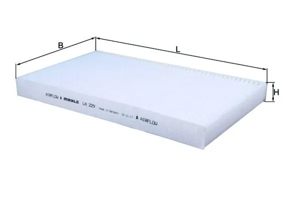 LA229 Mahle Original Filtro antipolen
