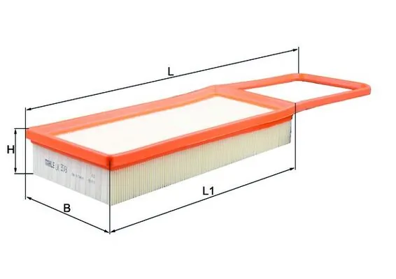 LX3249 Mahle Original Filtro de aire de motor