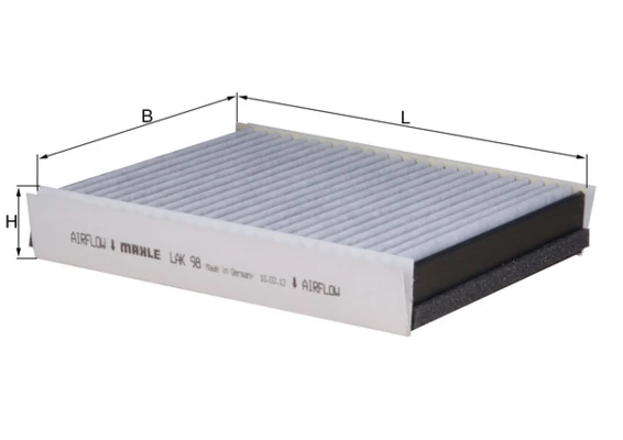 LAK96 Mahle Original Filtro antipolen