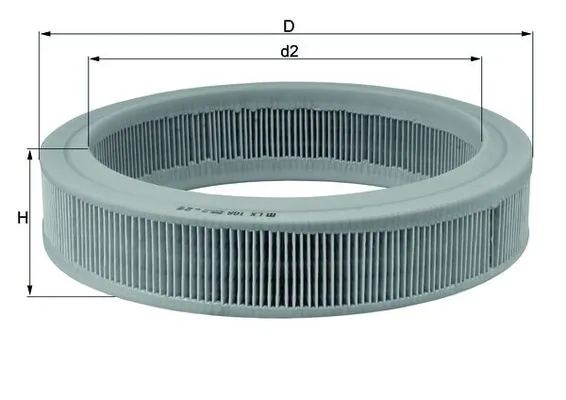 Filtro de aire coche Ford Fiesta II (FBD)