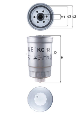 Precio del repuesto Filtro de gasoil Fiesta II hatchback