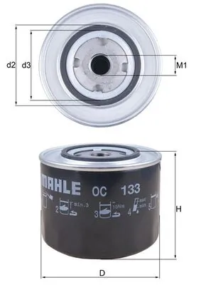 OC133 Mahle Original