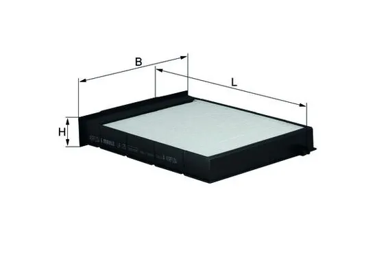 LA175 Mahle Original Filtro antipolen