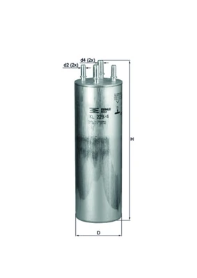 KL2294 Mahle Original Filtro de gasolina