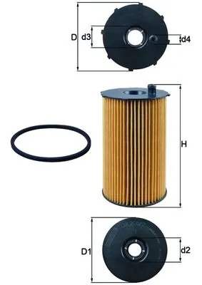 OX2052D Mahle Original