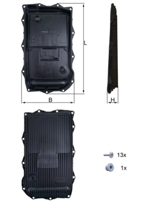 HX184KIT Mahle Original Cárter de aceite, caja automática