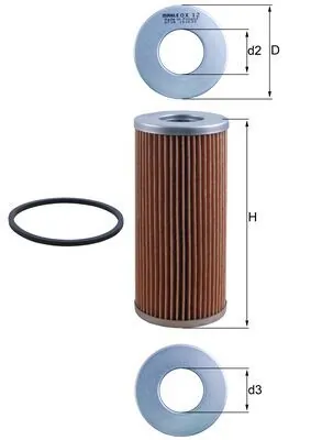 21411012010A GAZ Filtro aceite